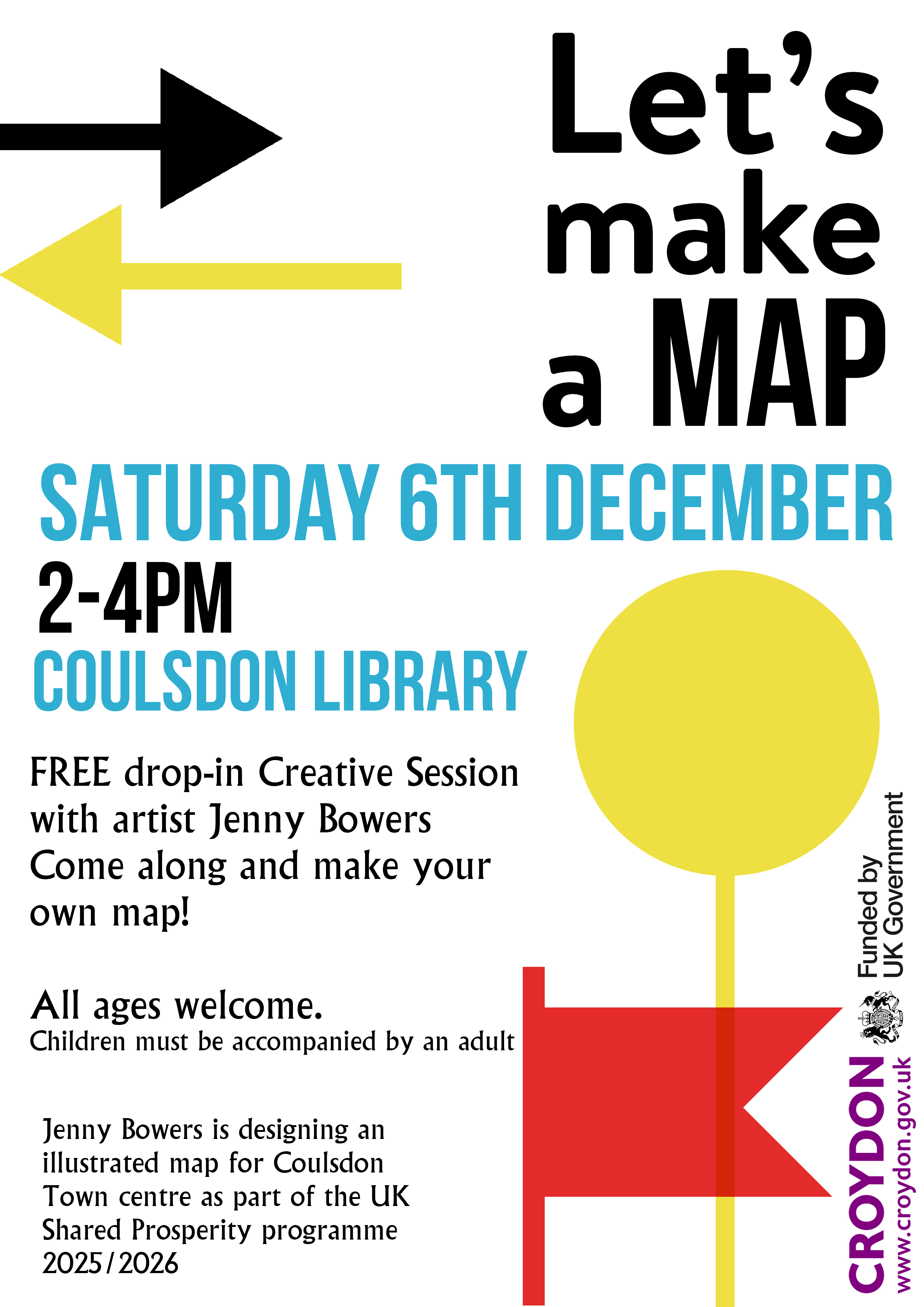 Make a Map 2 - 4 pm, Coulsdon Library